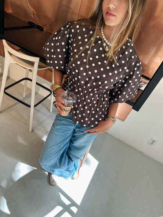 June top polkadot chocolate