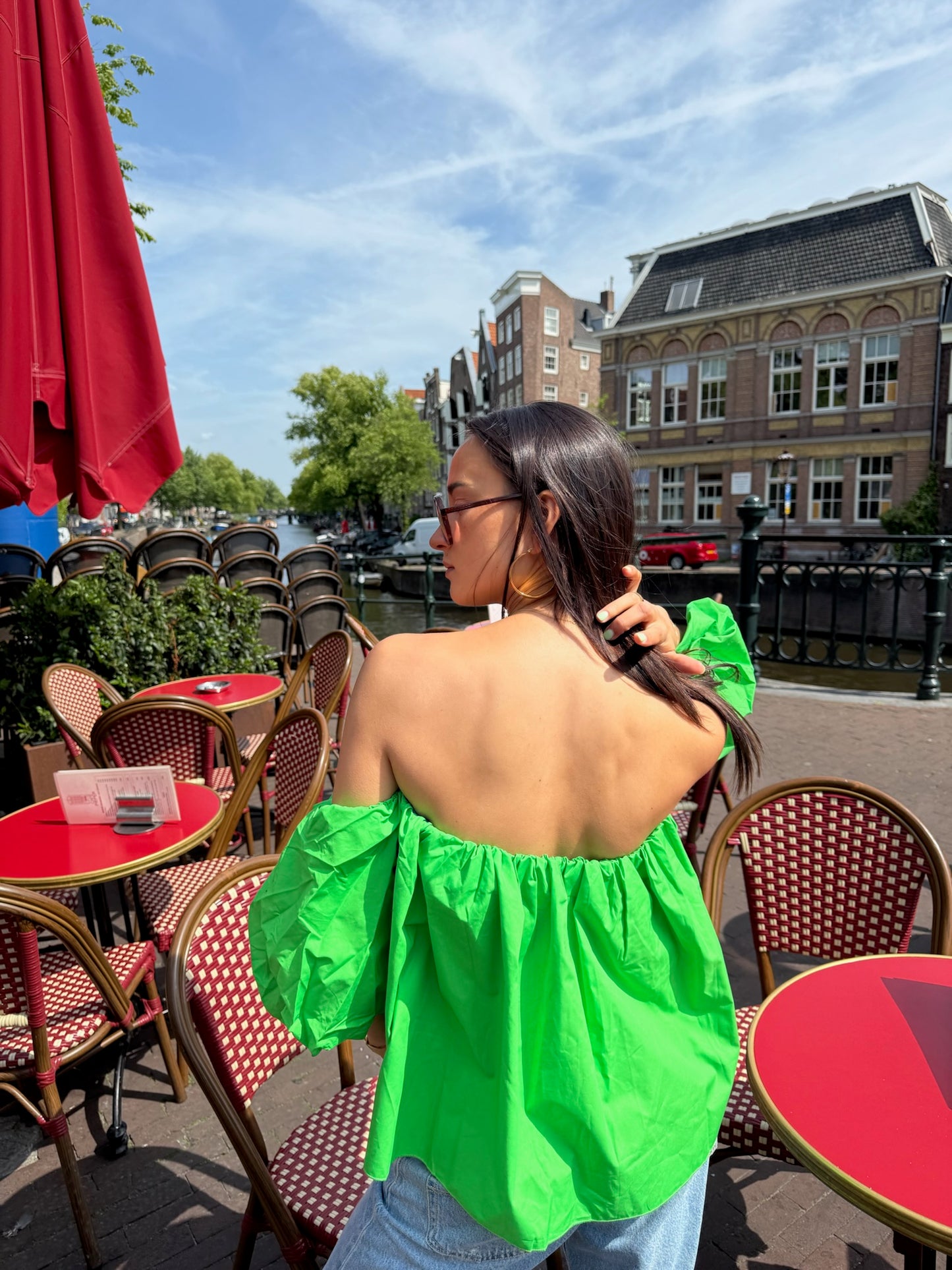 Jaimie top groen