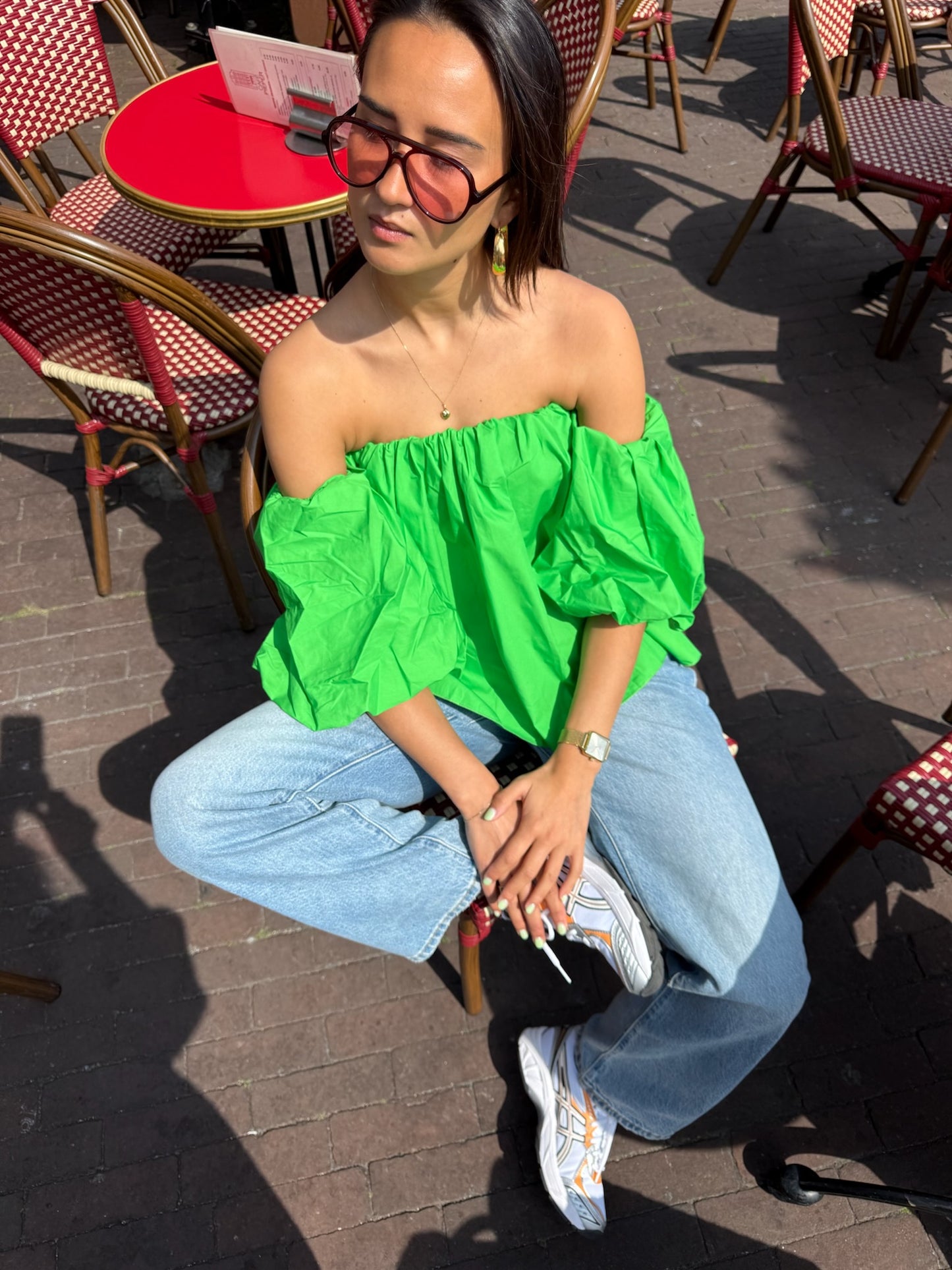 Jaimie top groen