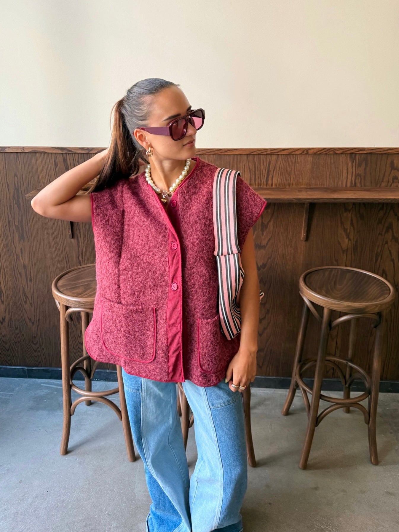 The cool girl gilet