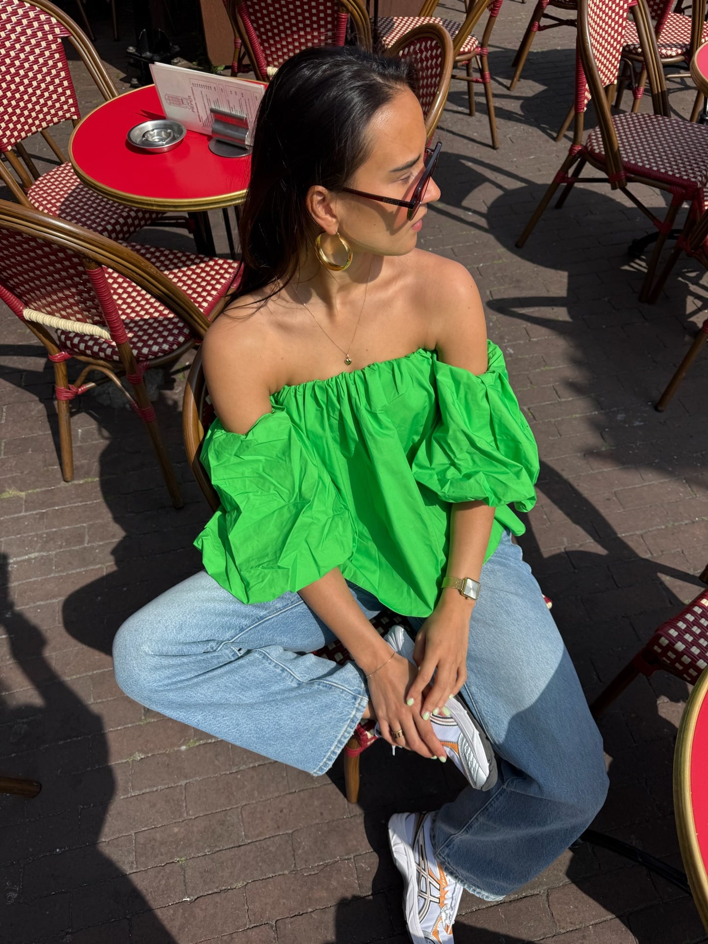 Jaimie top groen