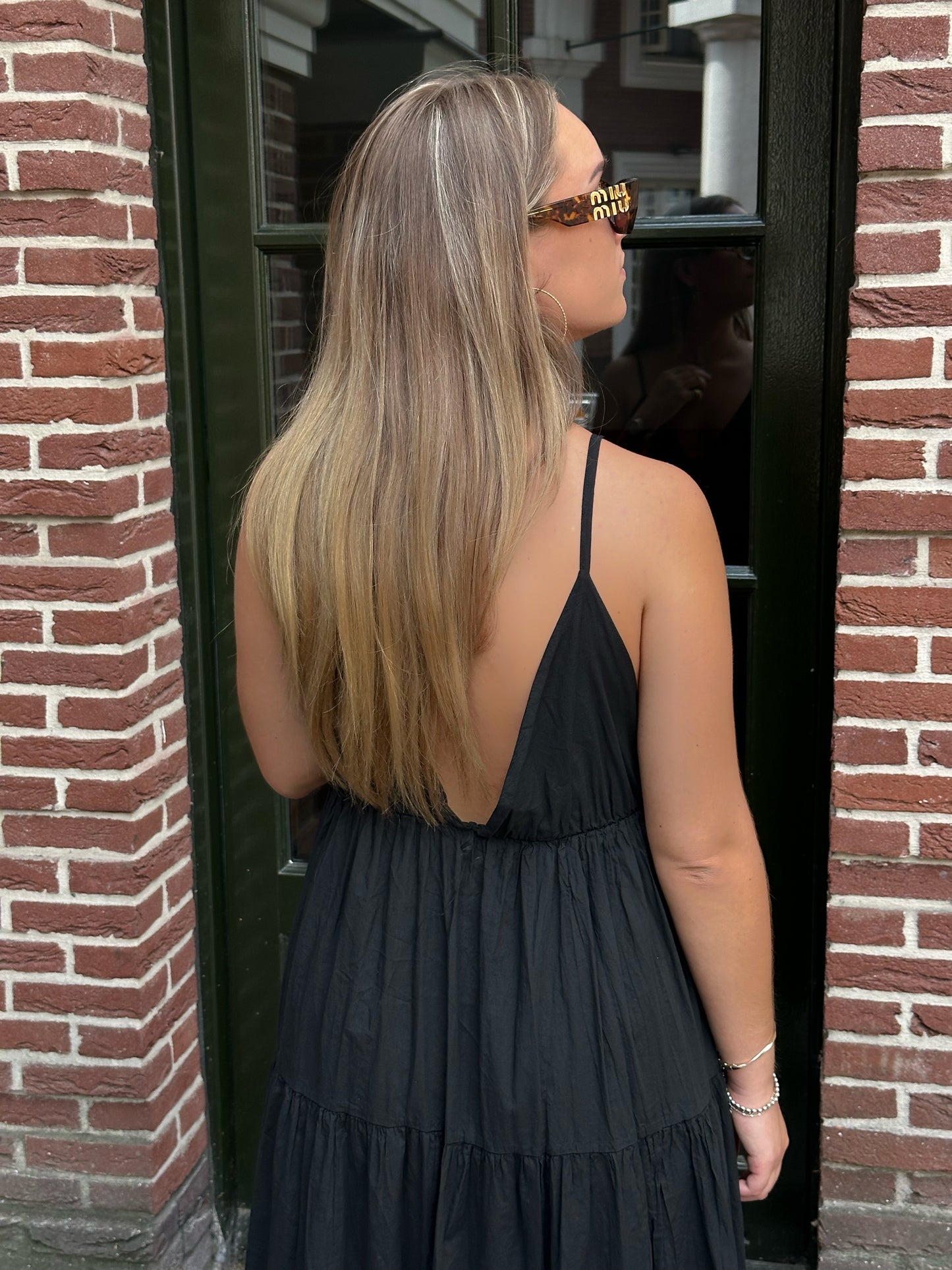 Sunset dress zwart