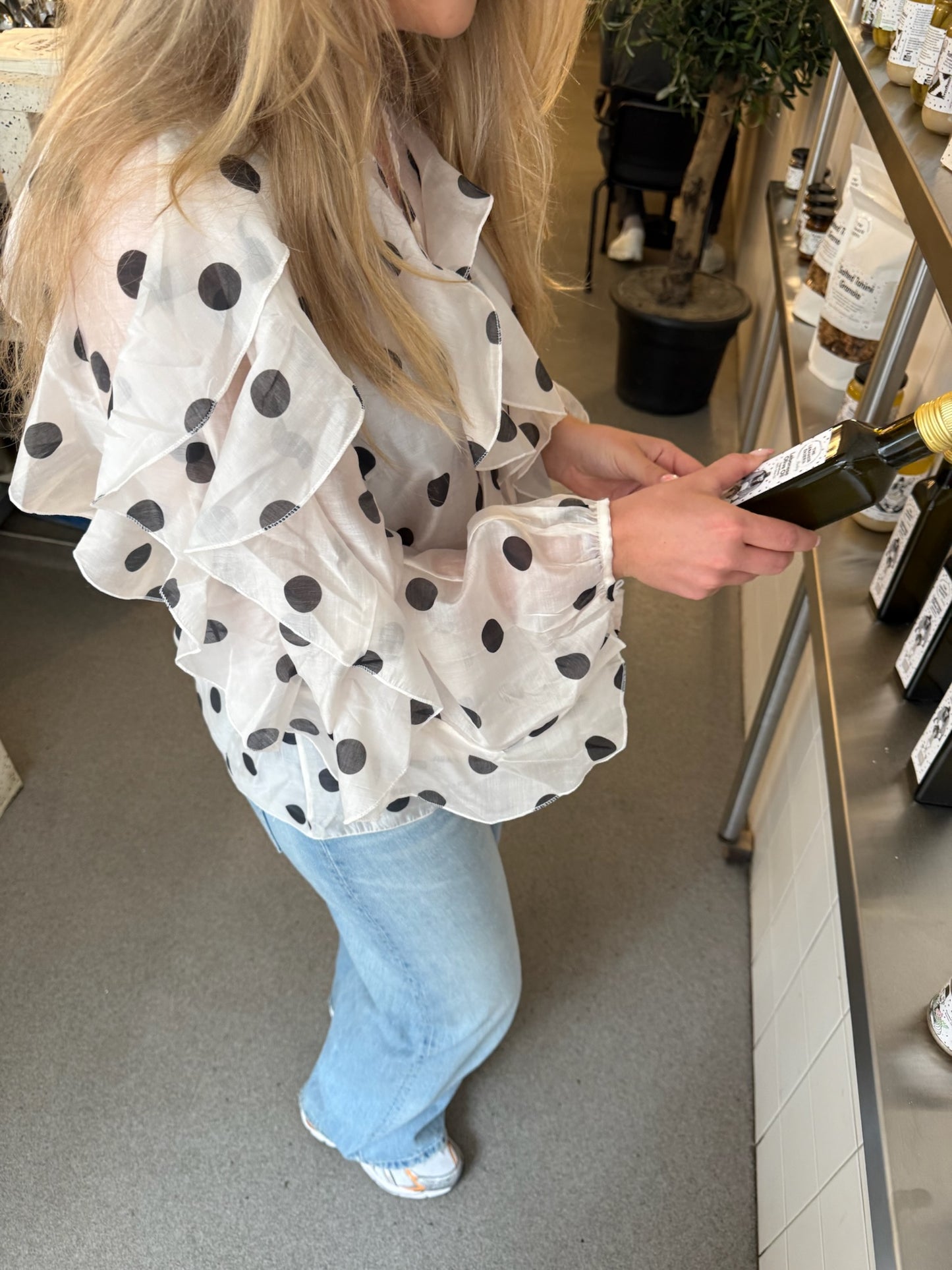 Nora dots blouse