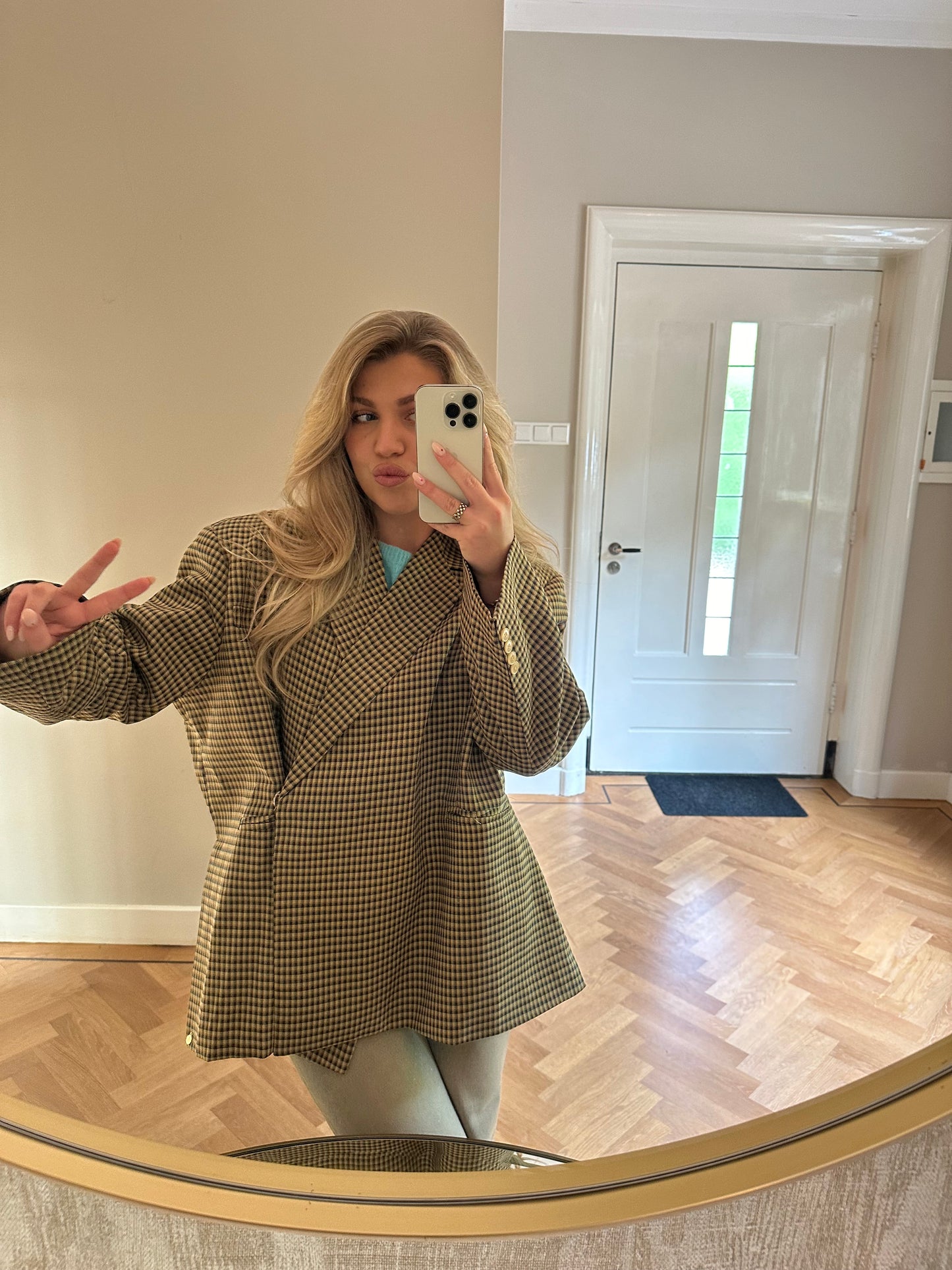 Isabelle checkered blazer - pre order