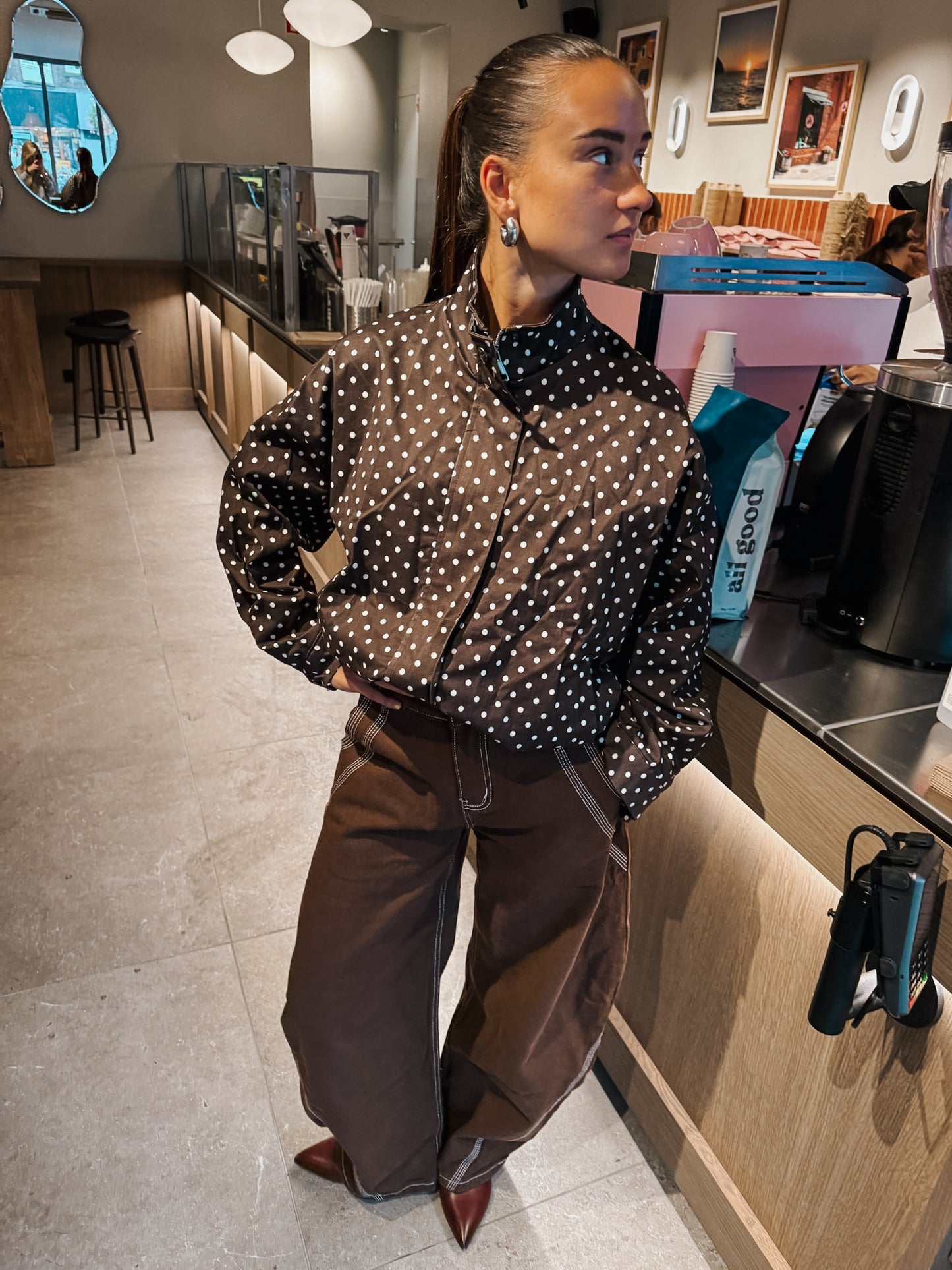 The polkadot bomber choco - pre order