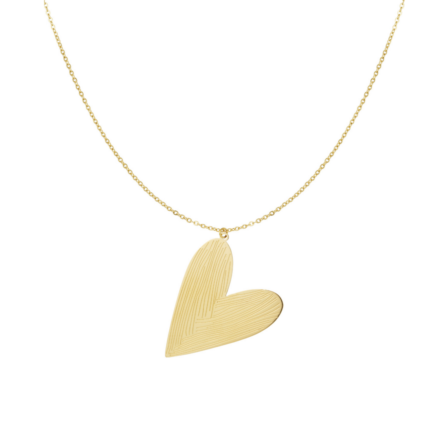 Big heart necklace