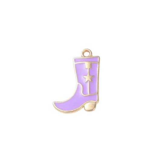 Bedel cowboy laars lila