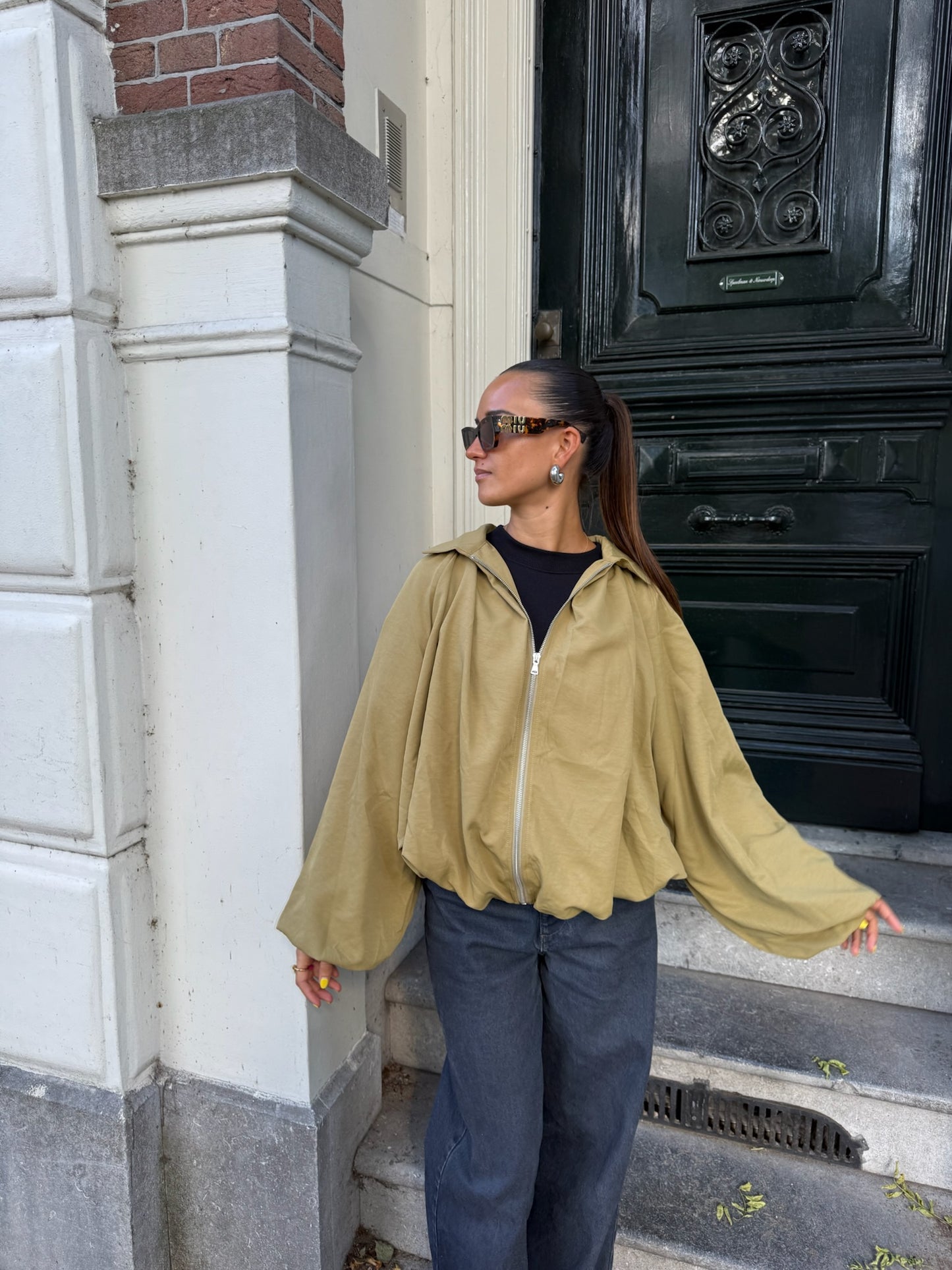 Miley bomber olive
