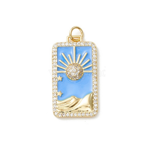 Bedel groot blauw sunrise