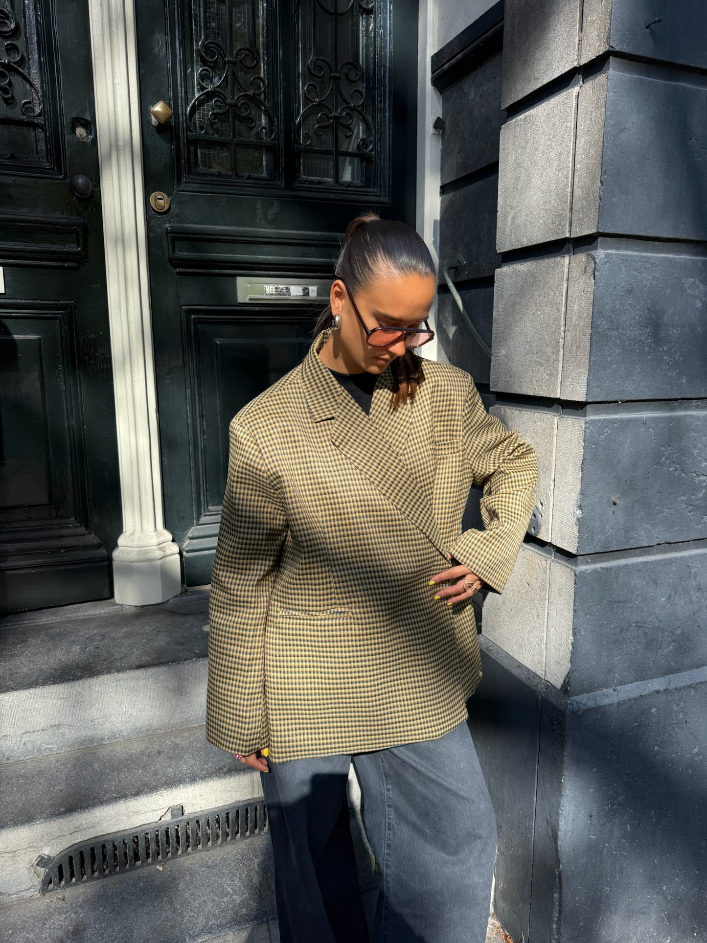 Isabelle checkered blazer - pre order