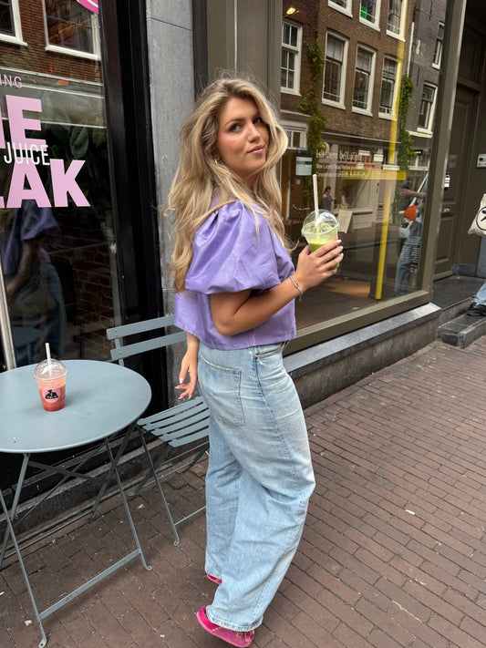 Dolly blouse lila