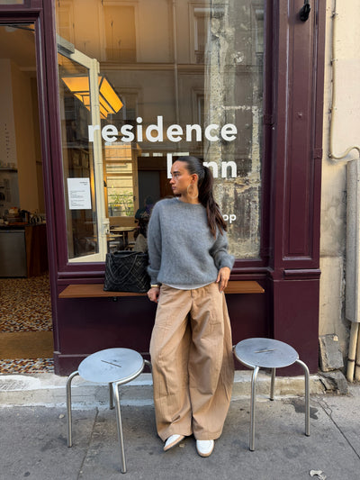 Claire balloon pants camel
