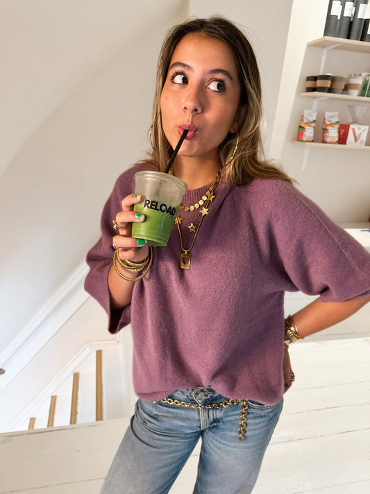 Noor knit mauve