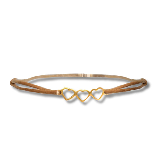 three hearts bracelet