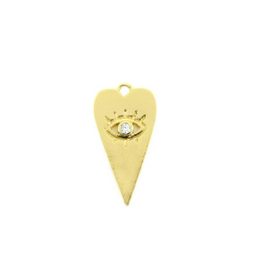 Hart oogje bedel goud
