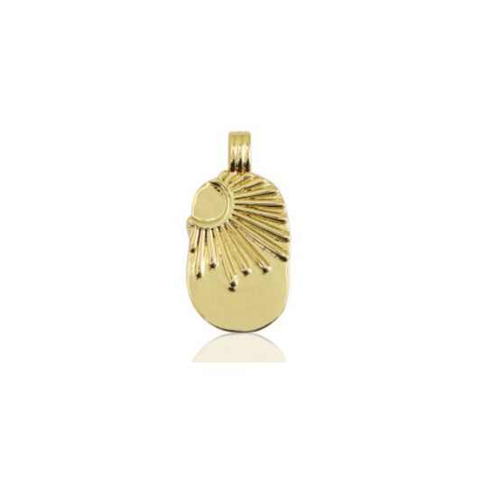 Ovaal bedel goud