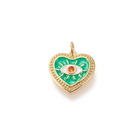 Bedel oog hartje groen