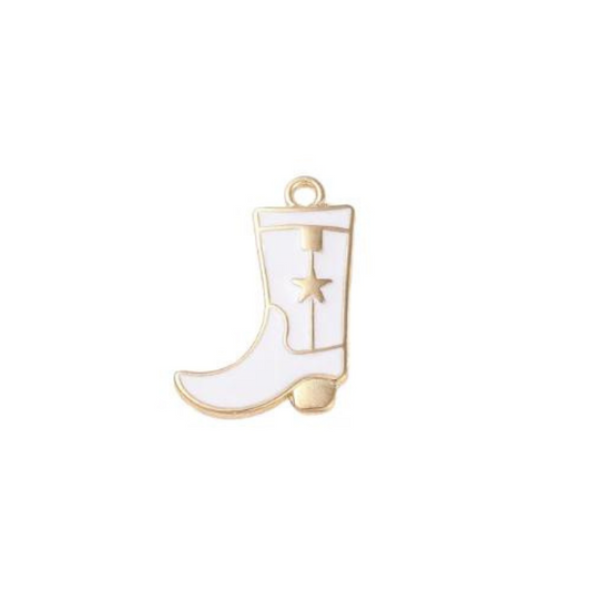 Bedel cowboy laars wit