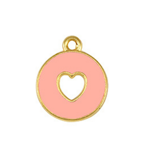 Bedel Peach hartje goud