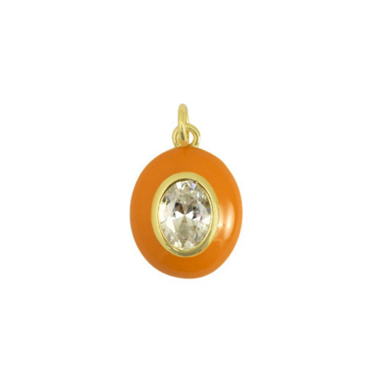 Bedel oranje diamant