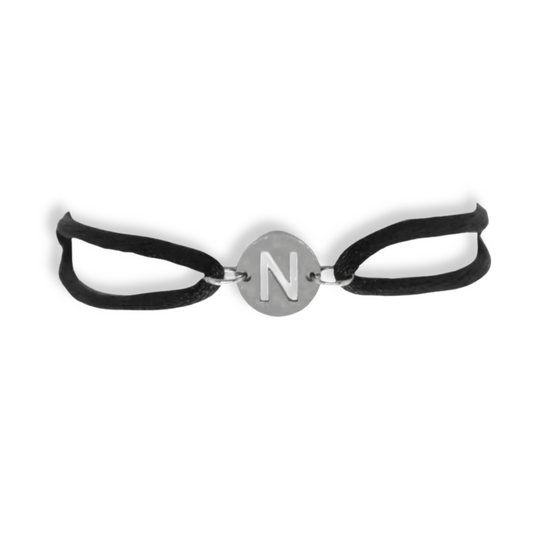 Initial bracelet zilver
