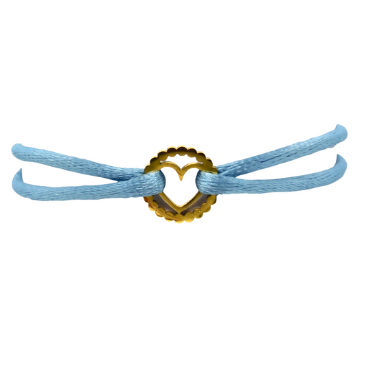 Locked heart bracelet