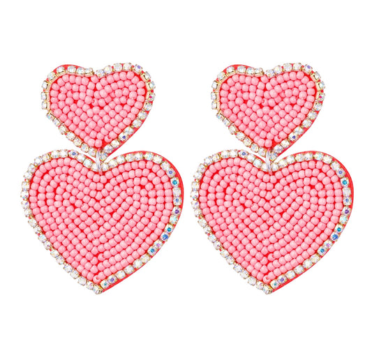 Lizzy Earrings Coral
